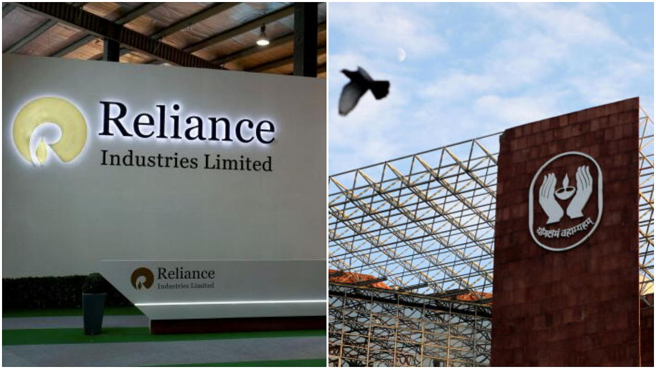 <div class="paragraphs"><p>Reliance&nbsp;Industries logo (L);  LIC logo (R).</p></div>